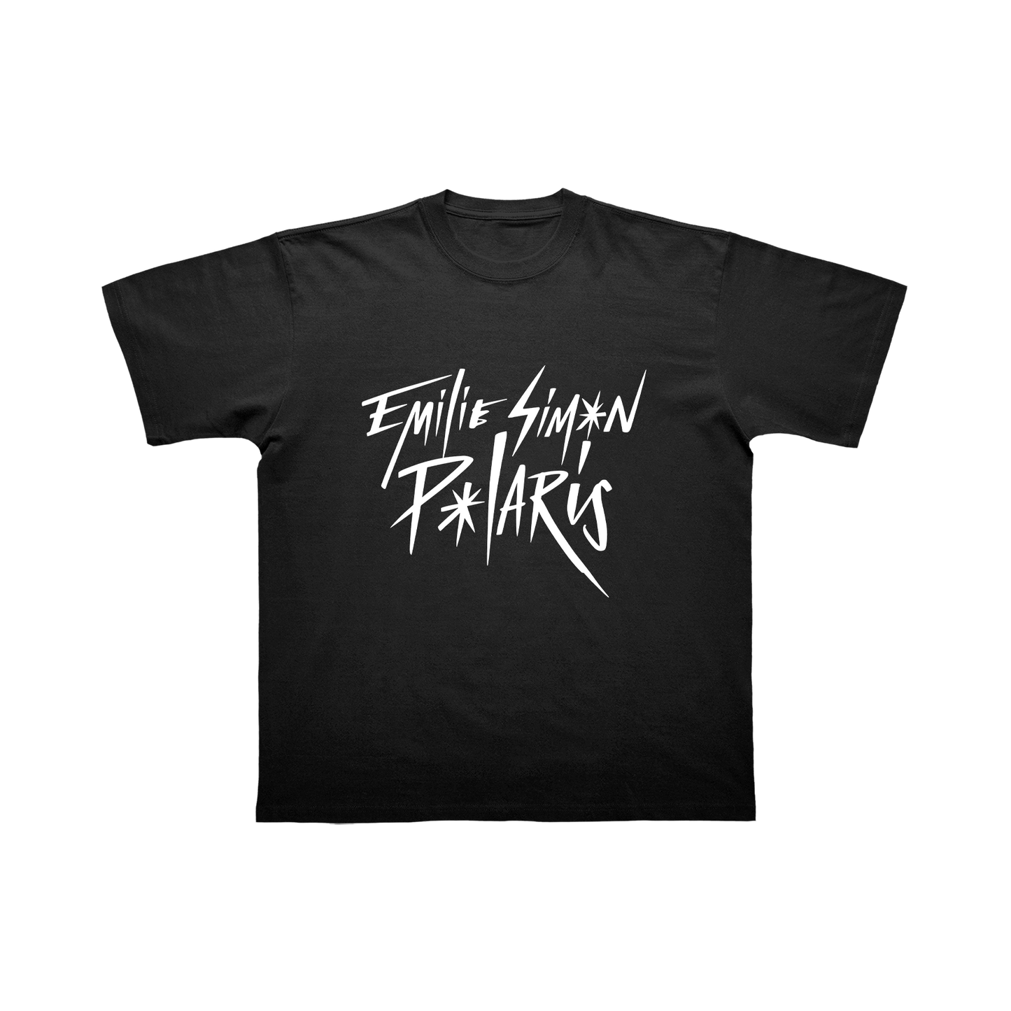 T-SHIRT MANCHES COURTES "POLARIS" - NOIR