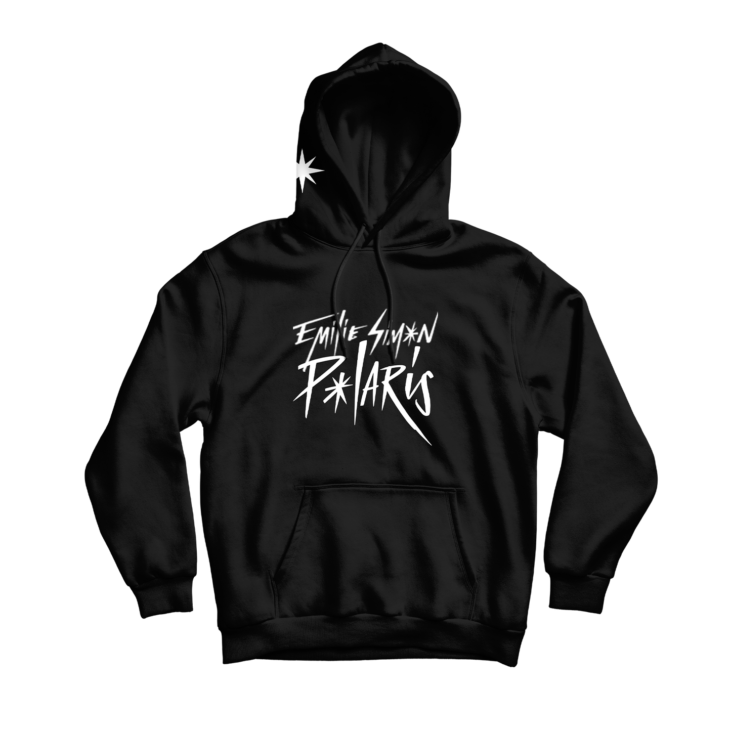 SWEAT CAPUCHE  "POLARIS" - NOIR